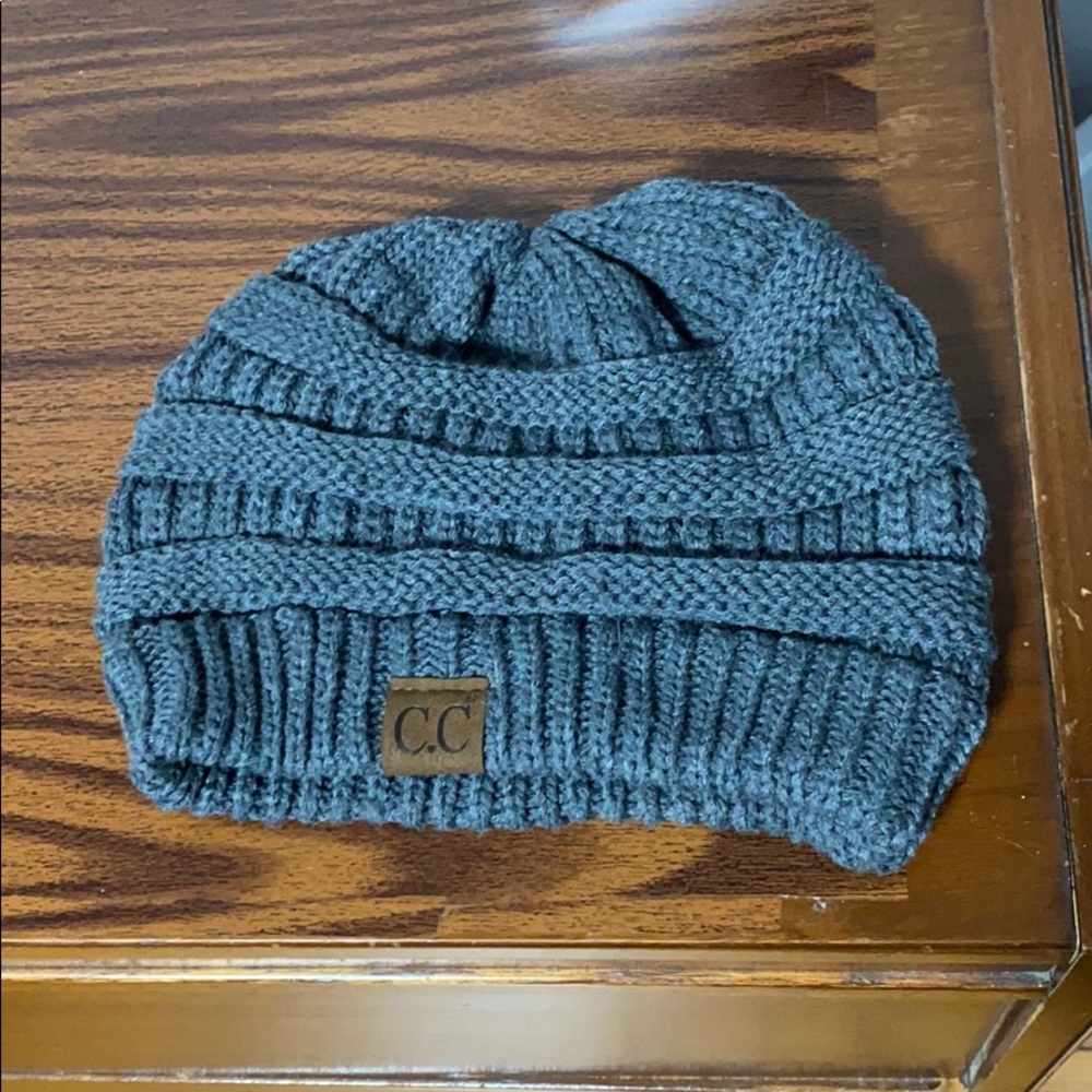 Gray beanie